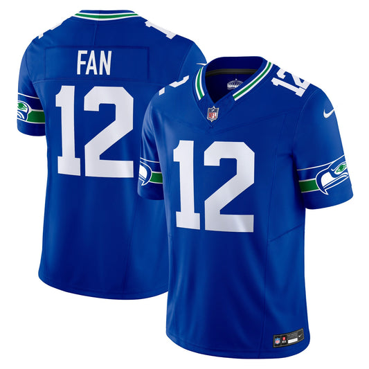 12th Fan Seattle Seahawks Nike Vapor F.U.S.E. Limited Jersey - Royal